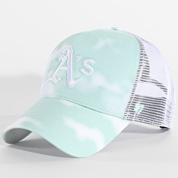 '47 Brand - Cappello Trucker Oakland Athletics ITCDT18PTP Verde chiaro Bianco