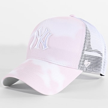 '47 Brand - Cappello trucker NY Yankees ITCDT17PTP rosa chiaro bianco