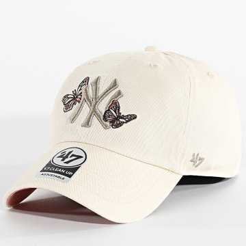 '47 Brand - Casquette Clean Up NY Yankees ICACL17GWS Beige