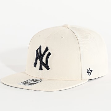 '47 Brand - Casquette Snapback Captain NY Yankees Beige