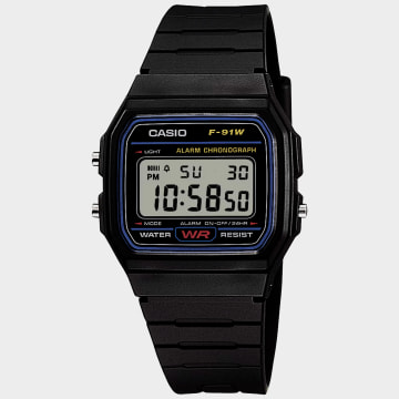 Casio - Orologio Collezione F-91W-1YEG Nero Blu Reale