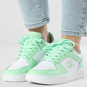 Champion - Baskets Femme Rebound 2.0 Low S11470 Green White