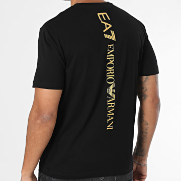 EA7 Emporio Armani - Tee Shirt 7M000567-AF10375 Noir Doré