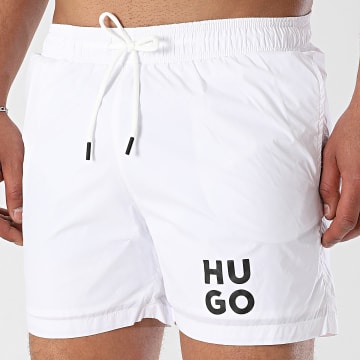 HUGO - Short De Bain Paol 50510190 Blanc