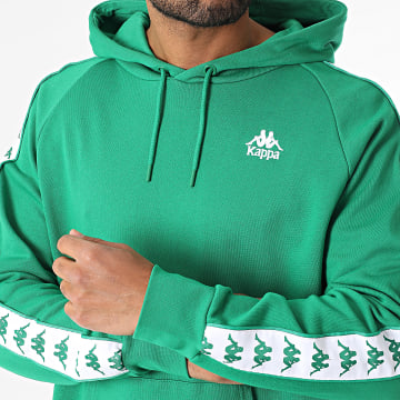 Kappa - Sudadera con capucha Banda Madison 351S2KW Verde
