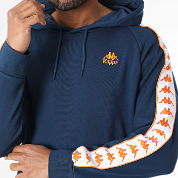 Kappa - Banda Madison Sudadera con capucha 351S2KW Azul marino