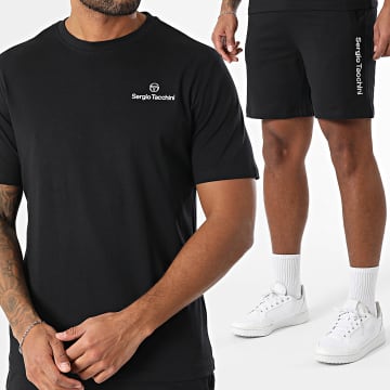 Sergio Tacchini - Ensemble Tee Shirt Et Short Jogging Bold 024 Risiko 40851 41079 Noir