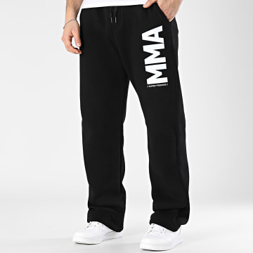 Super Prodige - Negro Blanco MMA Pantalones de chándal de pierna ancha