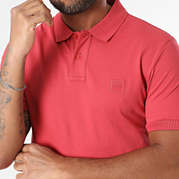 BOSS - Polo de manga corta Slim Passenger 50507803 Rojo
