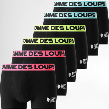 Comme Des Loups - Lot De 6 Boxers Classic Noir