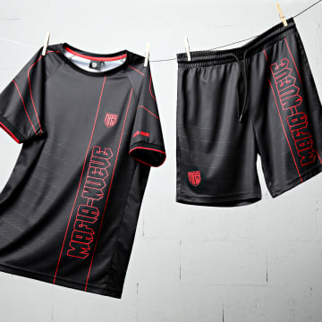 MA9 Mafia Nueve - BRAB 1.0 Carbon Red Tee Shirt and Jogging Shorts Set