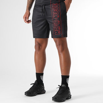MA9 Mafia Nueve - BRAB 1.0 Carbon Jogging Shorts Rojo