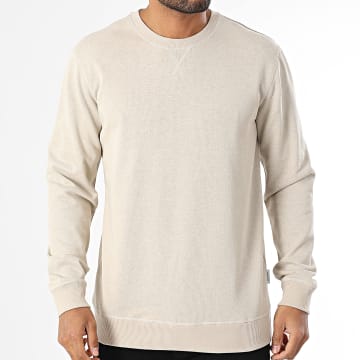 Only And Sons - Sudadera de cuello redondo David Beige
