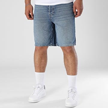 Only And Sons - Box Tai Pantaloncini blu in denim loose fit