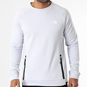 The North Face - Sudadera polar de cuello redondo A8BFN Gris claro