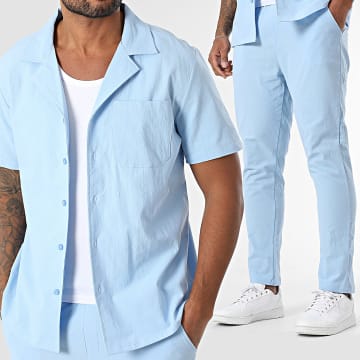 Zayne Paris  - Jogginghose und Kurzarmhemd 098 Hellblau