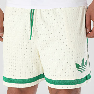 Adidas Originals - Short Jogging Warp Knit JN6832 Beige Vert