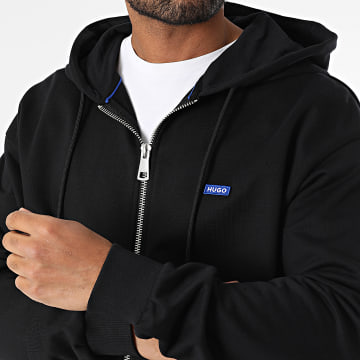Hugo Azul - Sudadera con capucha y cremallera Nadarasi 50539895 Negro
