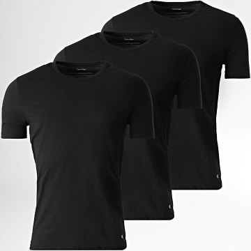 Calvin Klein - Lot De 3 Tee Shirts Slim 4185 Noir