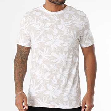 Classic Series - T-Shirt 74A Beige Weiß Floral