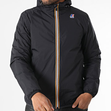 K-Way - Le Vrai 4.0 Claude Hooded Zip Jacket Zwart