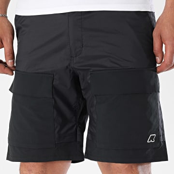 K-Way - Burroughs K8133ZW Pantalones Cortos Cargo Negro