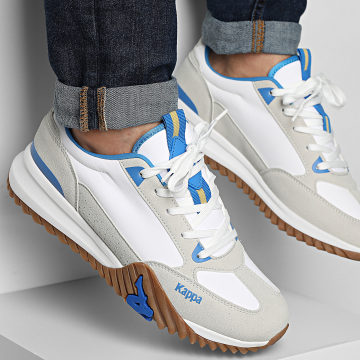 Kappa - Zapatillas Arklow 351P8PW Gris Azul claro Blanco claro auténticas