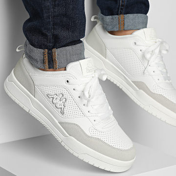 Kappa - Zapatillas Manis 381V3EW Blanco Gris Claro