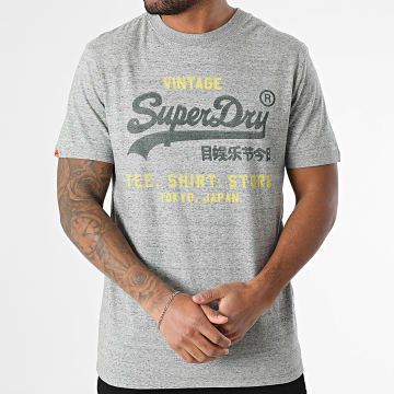 Superdry - VL Klassiek Relaxed T-shirt M1012203A Heide Grijs