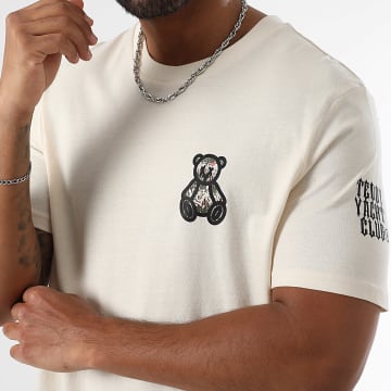 Teddy Yacht Club - Tee Shirt Oversize Art Series Small Travis Caqui Beige