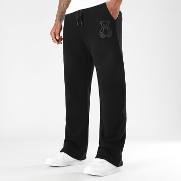 Teddy Yacht Club - Pantalón de chándal de pernera ancha 3D Negro