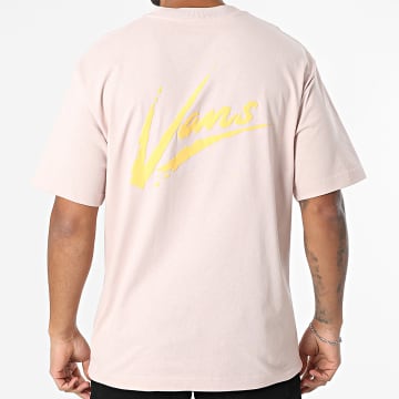 Vans - Camiseta Oversize Brush Script 00K42 Rosa