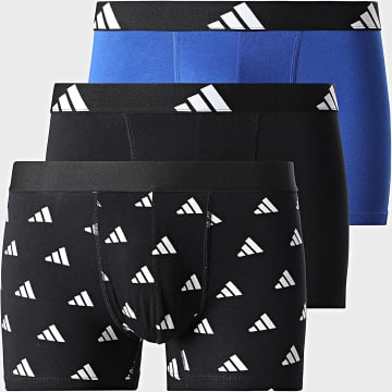 Adidas Sportswear - Lot 3 Boxers JK3952 Noir Bleu Roi