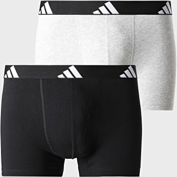 Adidas Sportswear - Lot De 2 Boxers JK3960 Noir Gris Chiné