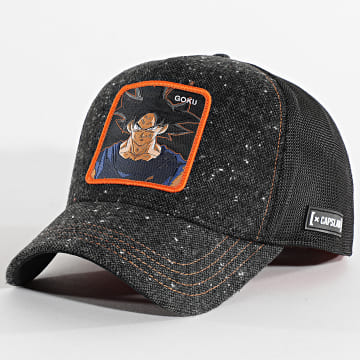 Capslab - Cappello Trucker Goku Nero Arancione