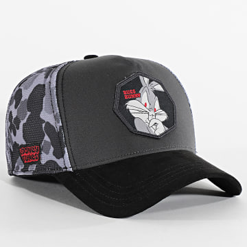 Capslab - Cappello Bugs nero grigio mimetico