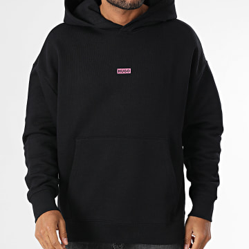 HUGO - Sudadera con capucha Nazardo 50510724 Negro