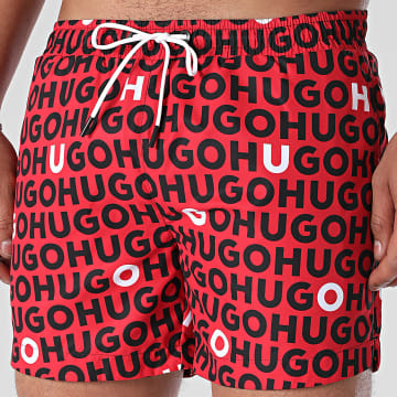 HUGO - Short De Bain Tortuga 50535412 Rouge Noir