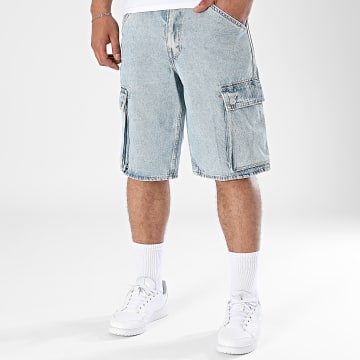 Levi's - Shorts Cargo Jean Baggy Fit 001GU Blue Wash
