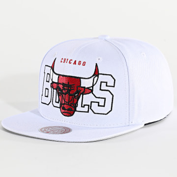 Mitchell and Ness - Casquette Snapback Sea Through HS10387 Blanc Gris