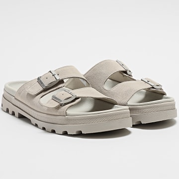 Palladium - Sandalias Dunelite Riviera Ante 74455 Gris Natural
