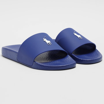 Polo Ralph Lauren - Polo Slippers Navy Blauw