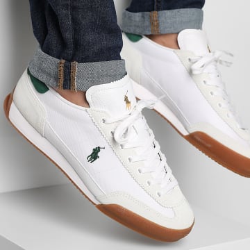 Polo Ralph Lauren - Hester Wit Groene Sneakers