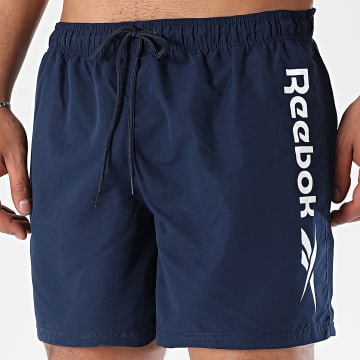 Reebok - L5-71023 Pantaloncini da bagno blu navy