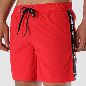 Reebok - L5-71075 Pantaloncini da bagno rossi