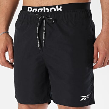 Reebok - L5-71076 Pantaloncini da bagno neri