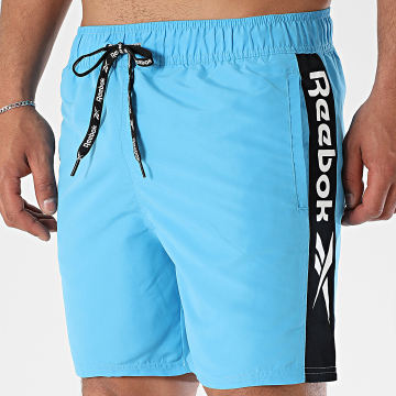 Reebok - L5-71077 Pantaloncini da bagno blu chiaro