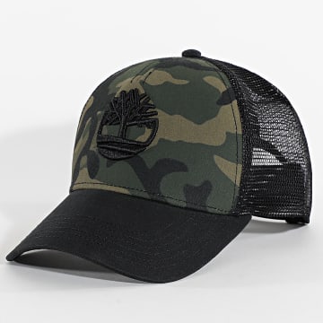 Timberland - A2PSV Gorra Trucker Caqui Verde Camuflaje