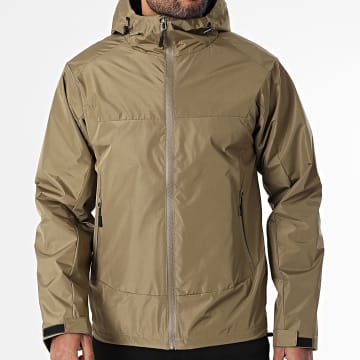 Classic Series - Giacca con cappuccio e zip 2408 Verde Khaki