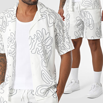 Classic Series - Ensemble Chemise Manches Courtes Et Short Jogging 039 Beige Clair